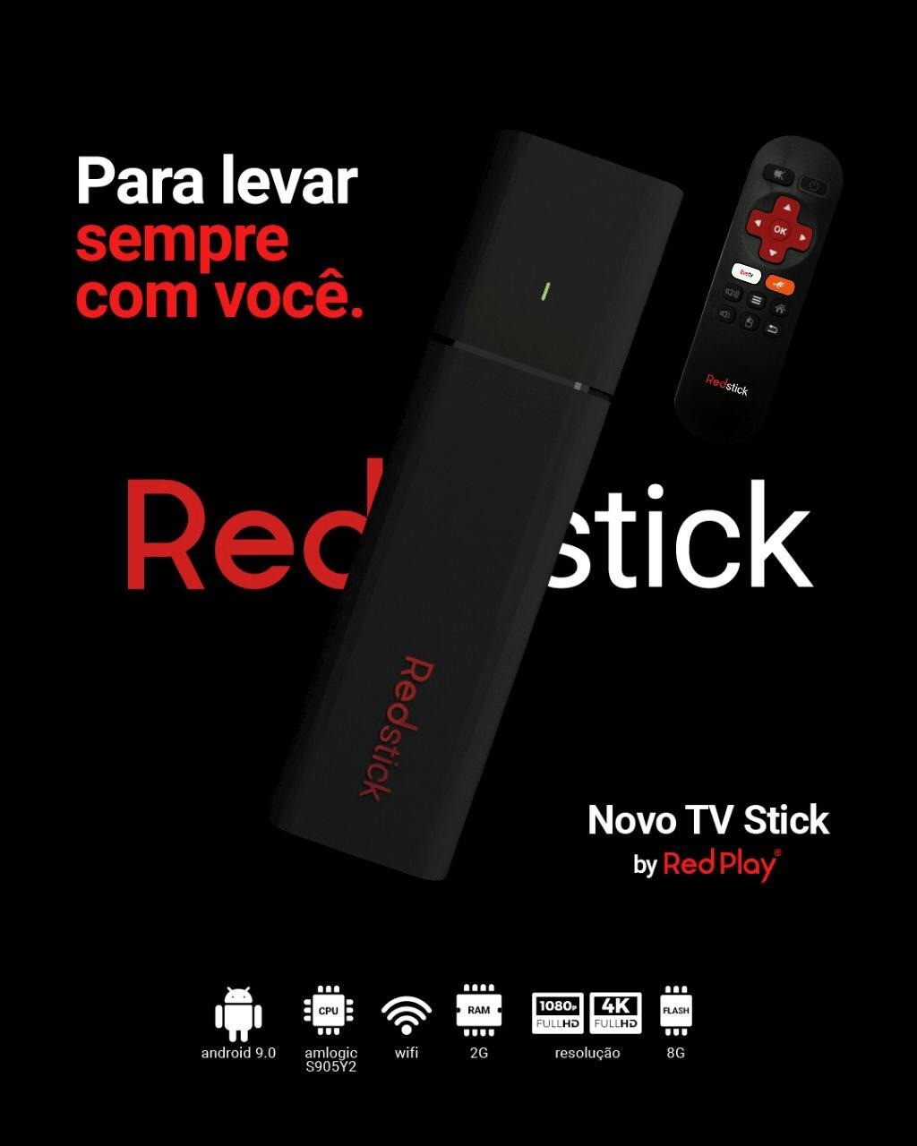 Receptor Red Stick 2 4K Full HD Wi-Fi Iptv